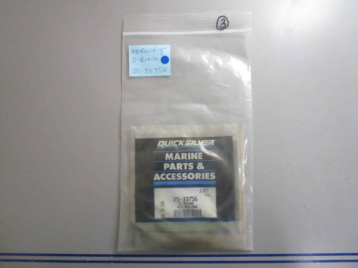 *NEW OEM* 0810 Mercury Quicksilver O-Ring 25-33756