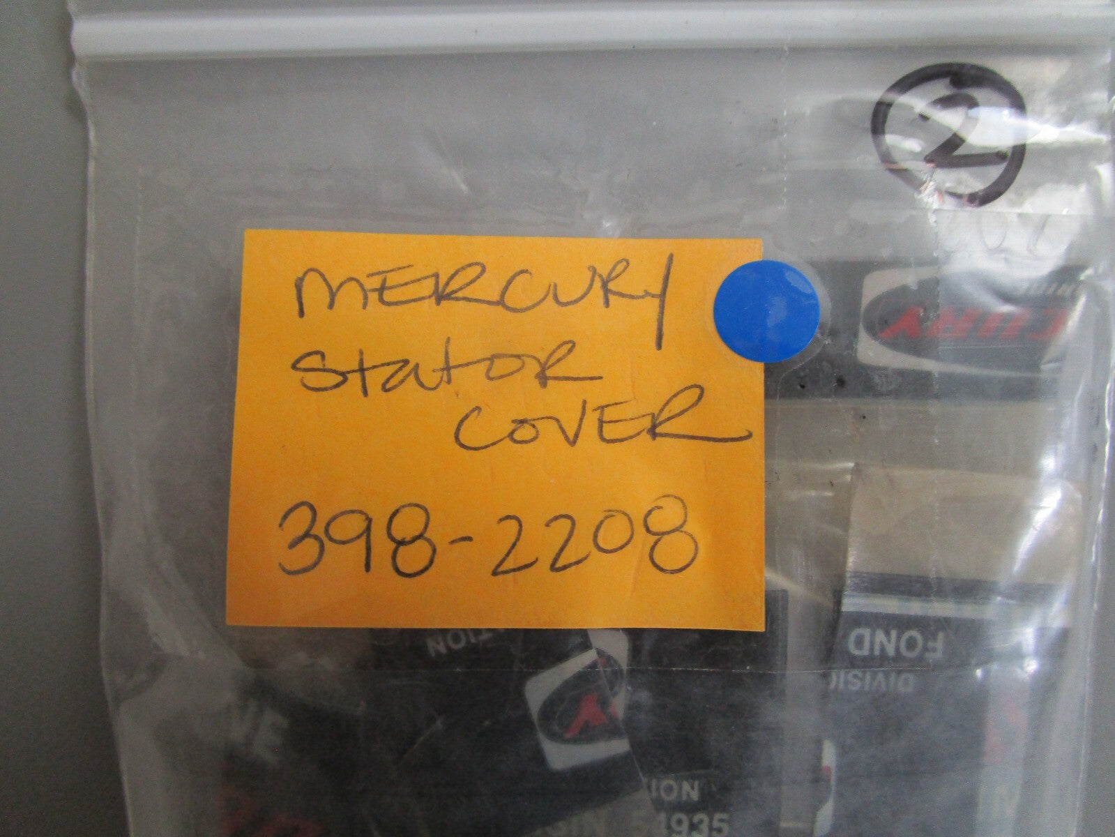 *NEW OEM* 0810 Mercury Quicksilver Stator Cover 398-2208