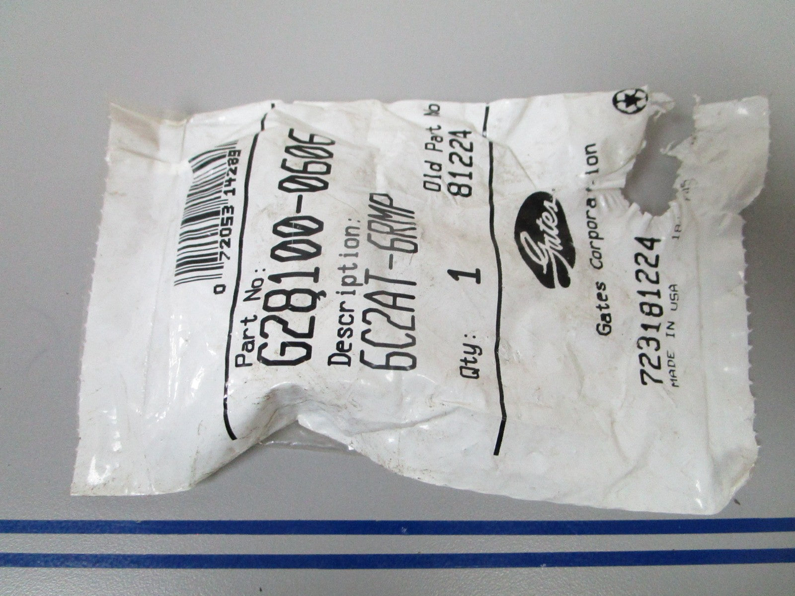 *NEW OEM* 0720 Gates Hydraulic Coupling Adapter G28100-0606