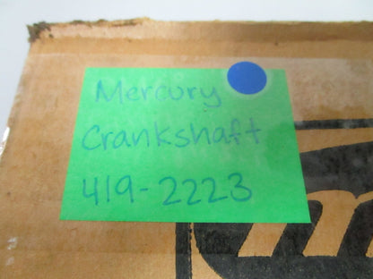 *NEW OEM* 0820 Mercury Quicksilver Crankshaft 419-2223