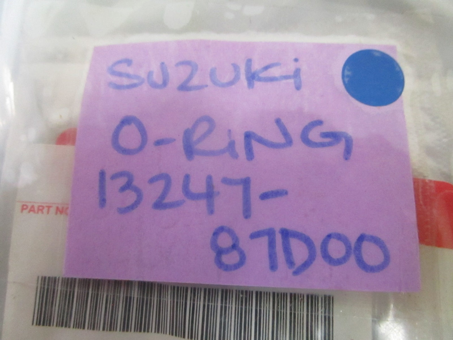 NEW OEM (LOT OF 3) 13247-87D00 Suzuki O-Ring 0810