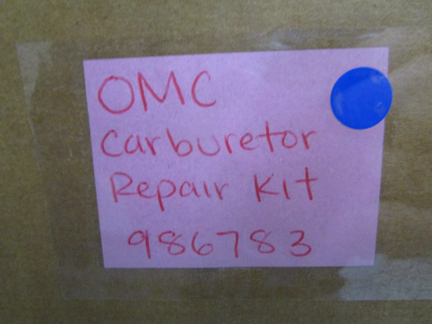 *NEW OEM* 0820 OMC Johnson Evinrude Carburetor Repair Kit 986783 0986783
