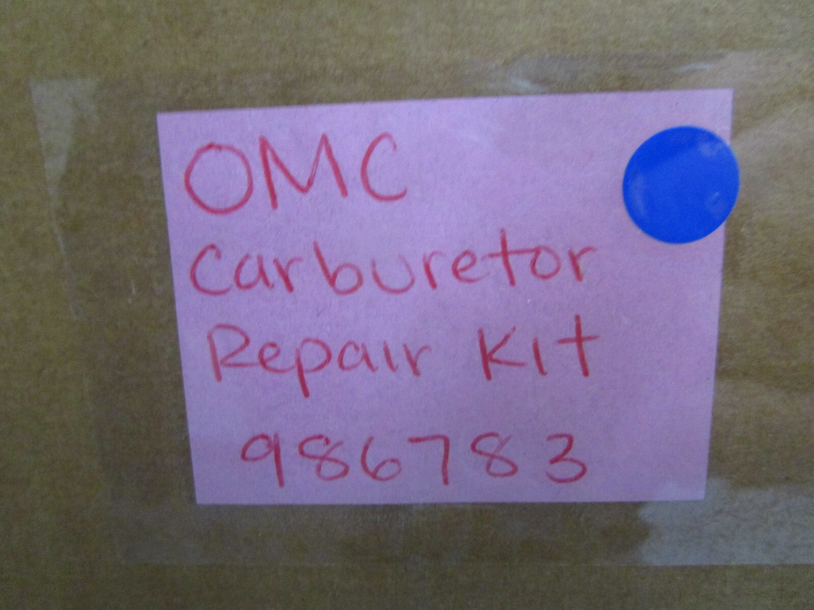 *NEW OEM* 0820 OMC Johnson Evinrude Carburetor Repair Kit 986783 0986783