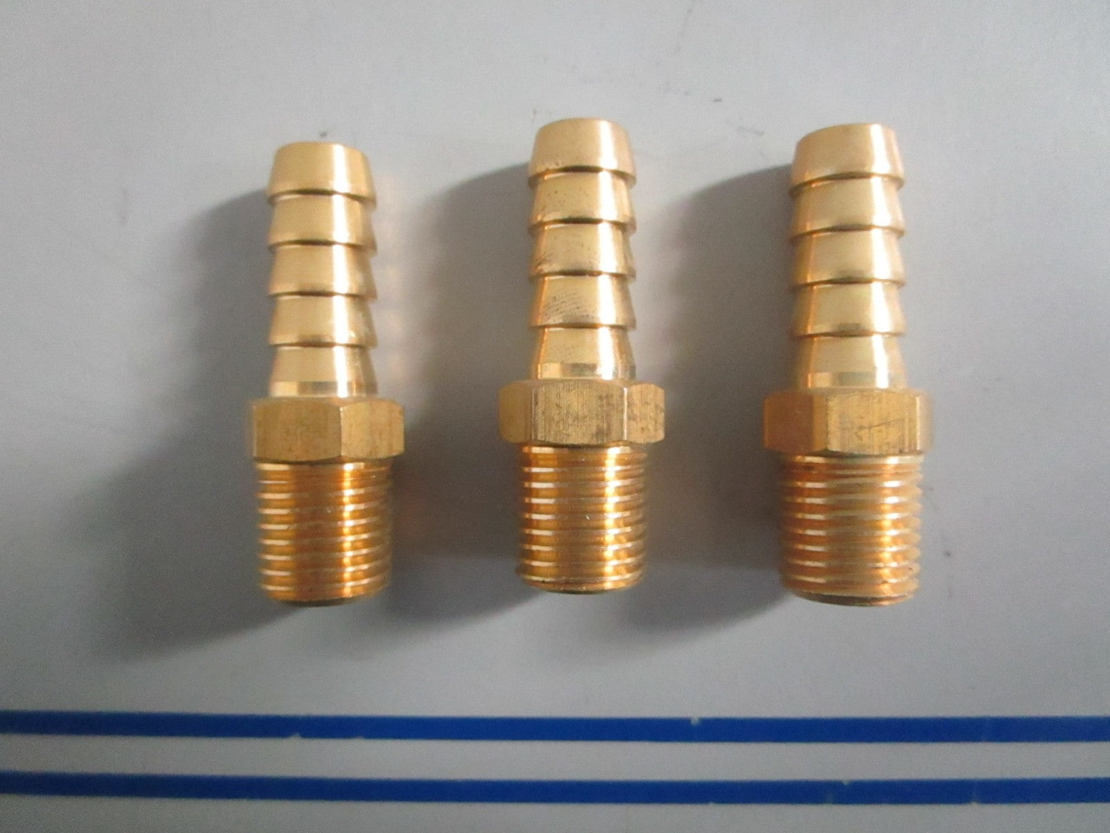 NEW OEM (LOT OF 3) 20821 Seachoice Male Hose Barb 0820