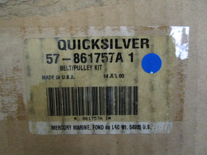 *NEW OEM* 0820 Mercury Quicksilver Belt/Pulley Kit 57-861758A1
