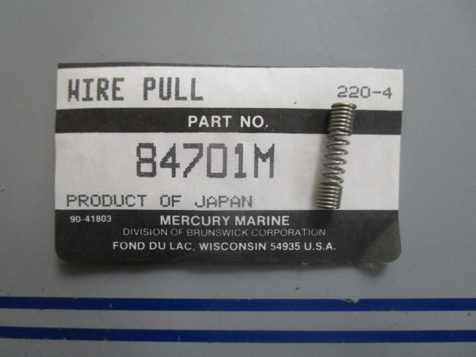 *NEW OEM* 0810 Mercury Quicksilver Wire Pull 84701M