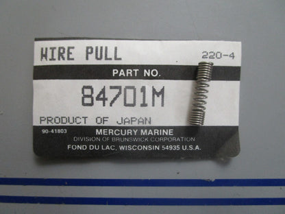 *NEW OEM* 0810 Mercury Quicksilver Wire Pull 84701M