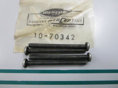 NEW OEM (LOT OF 4) 10-70342 Mercury Quicksilver Screw 0810
