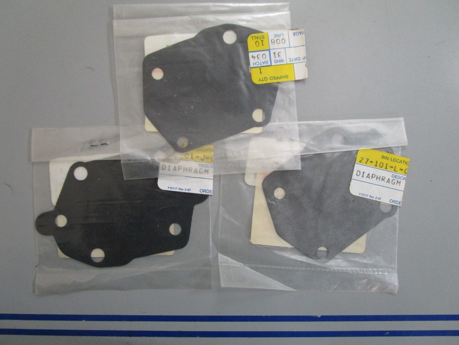 *NEW OEM* 0820 Yamaha Diaphragm 663-24411-00-00