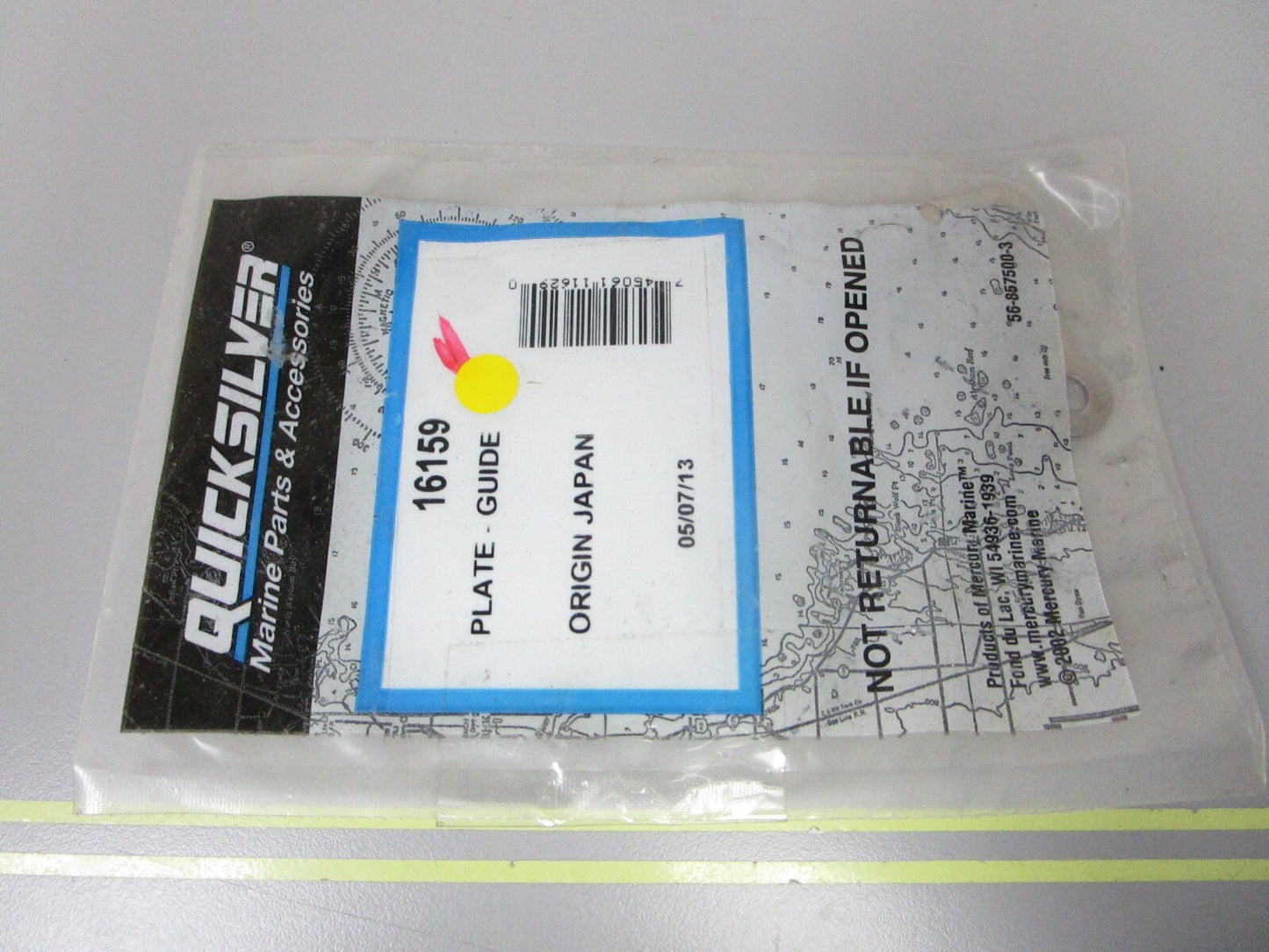 *NEW OEM* 0810 Mercury Quicksilver Guide Plate 16159