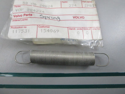 Volvo Penta NEW OEM Tension Spring 804274 NOS 0810