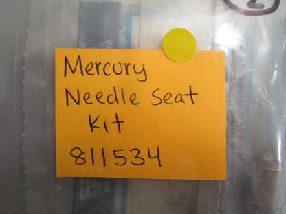 *NEW OEM* 0770 Mercury Quicksilver Needle Seat Kit 811534