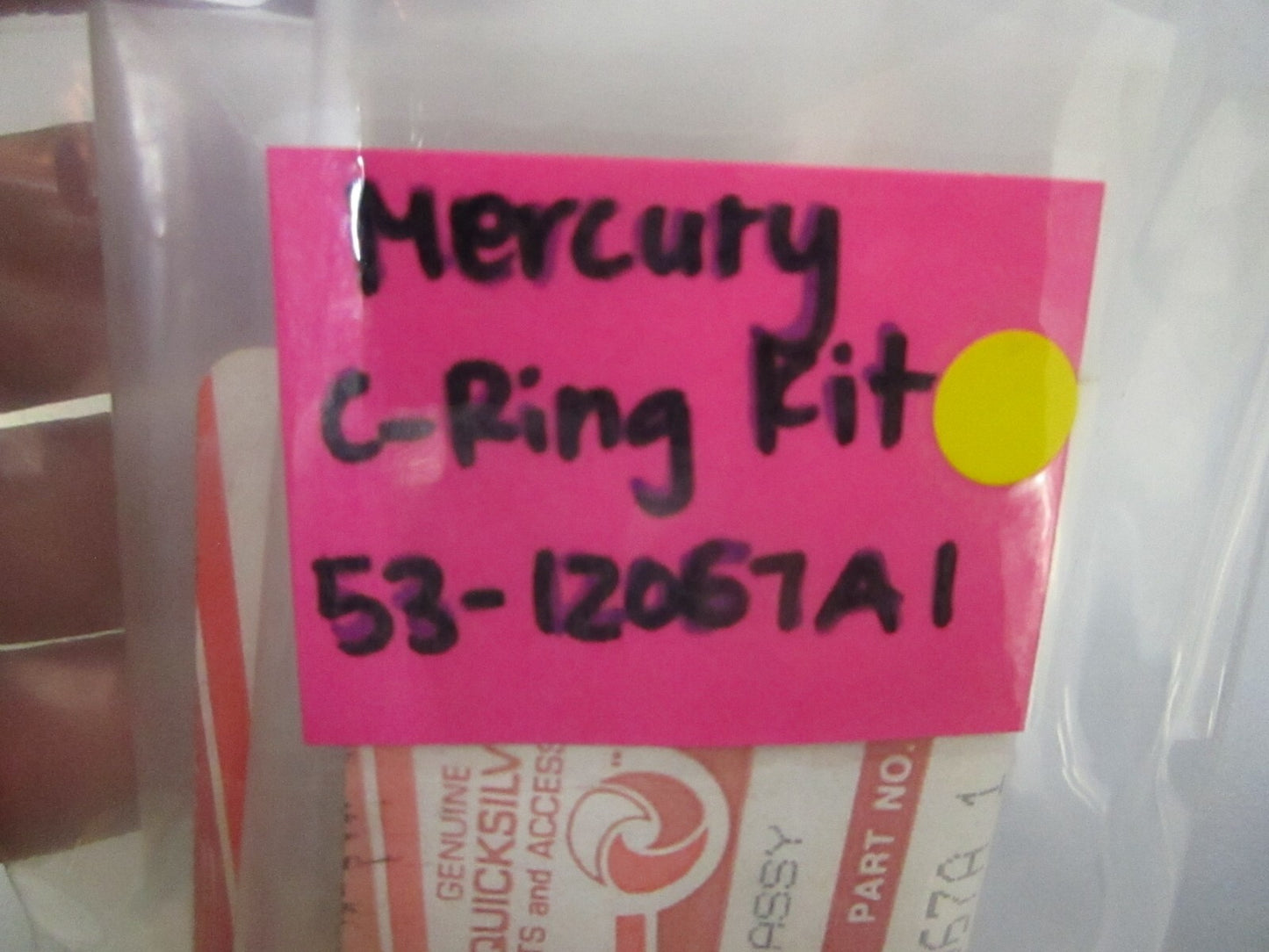 *NEW OEM* 0810 Mercury Quicksilver C-Ring Kit 53-12067A1