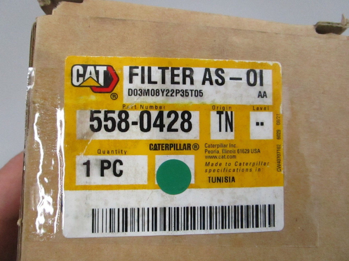CAT Caterpillar NEW OEM Primary Engine Oil Filter 558-0428 C3.4B 0810
