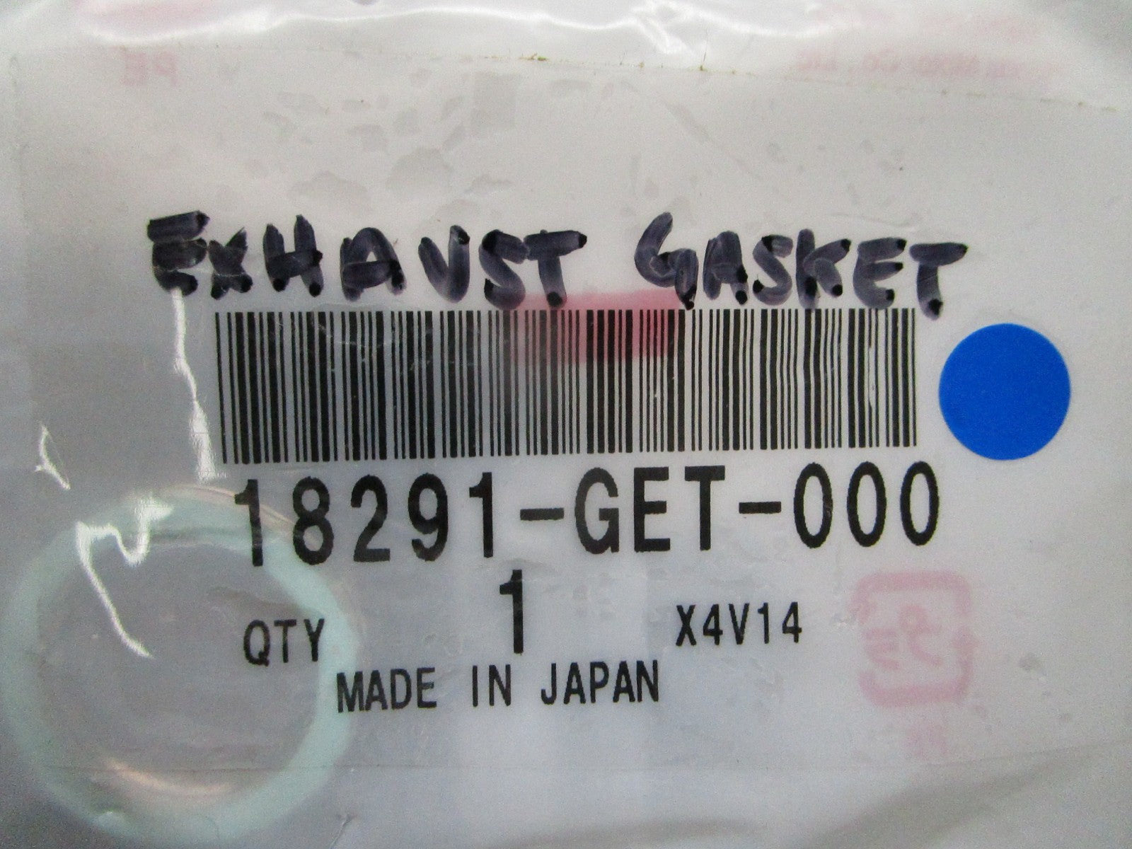 *NEW OEM* 0810 Honda Exhaust Gasket 18291-GET-000