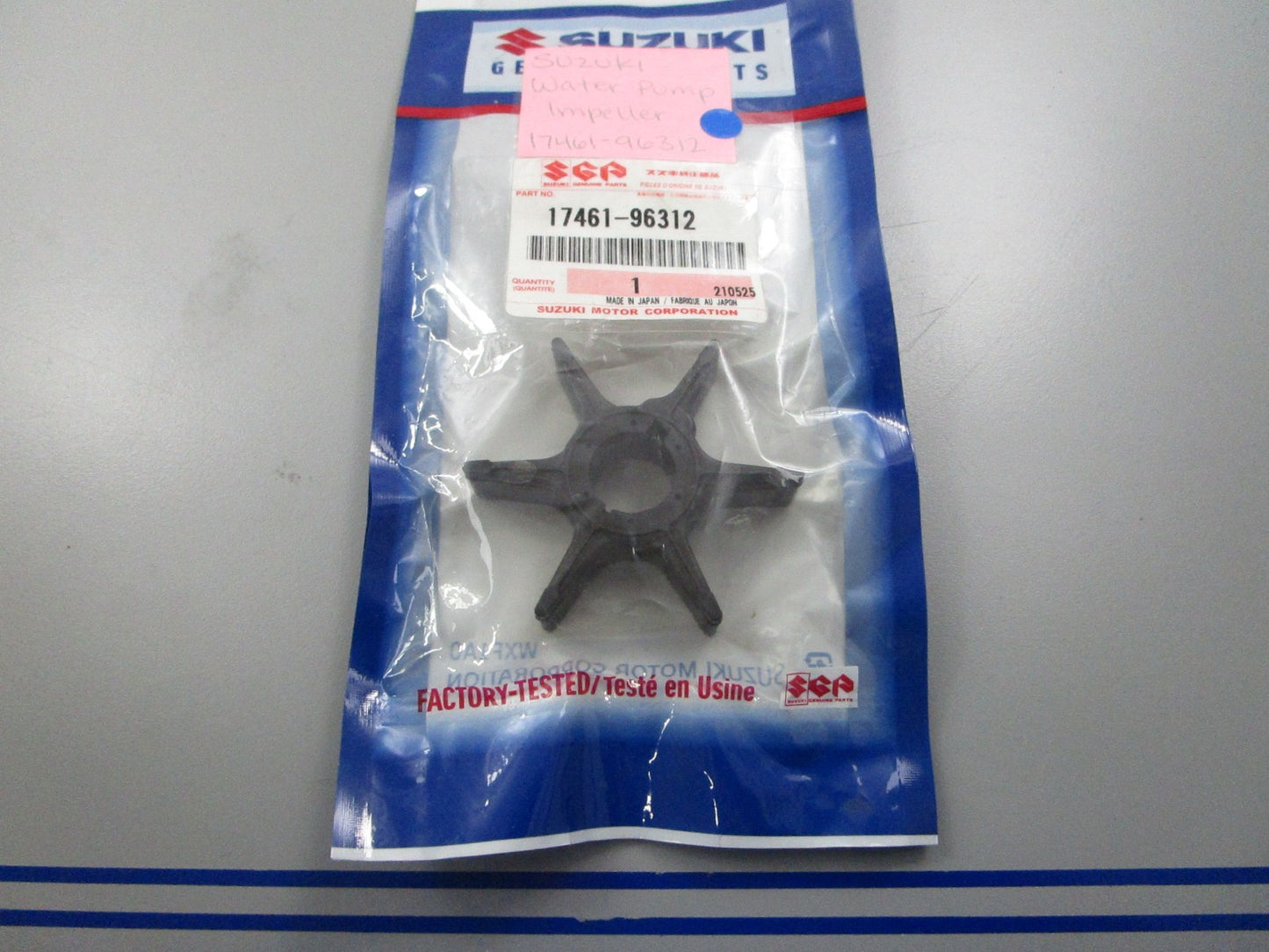 *NEW OEM* 0810 Suzuki Water Pump Impeller 17461-96312
