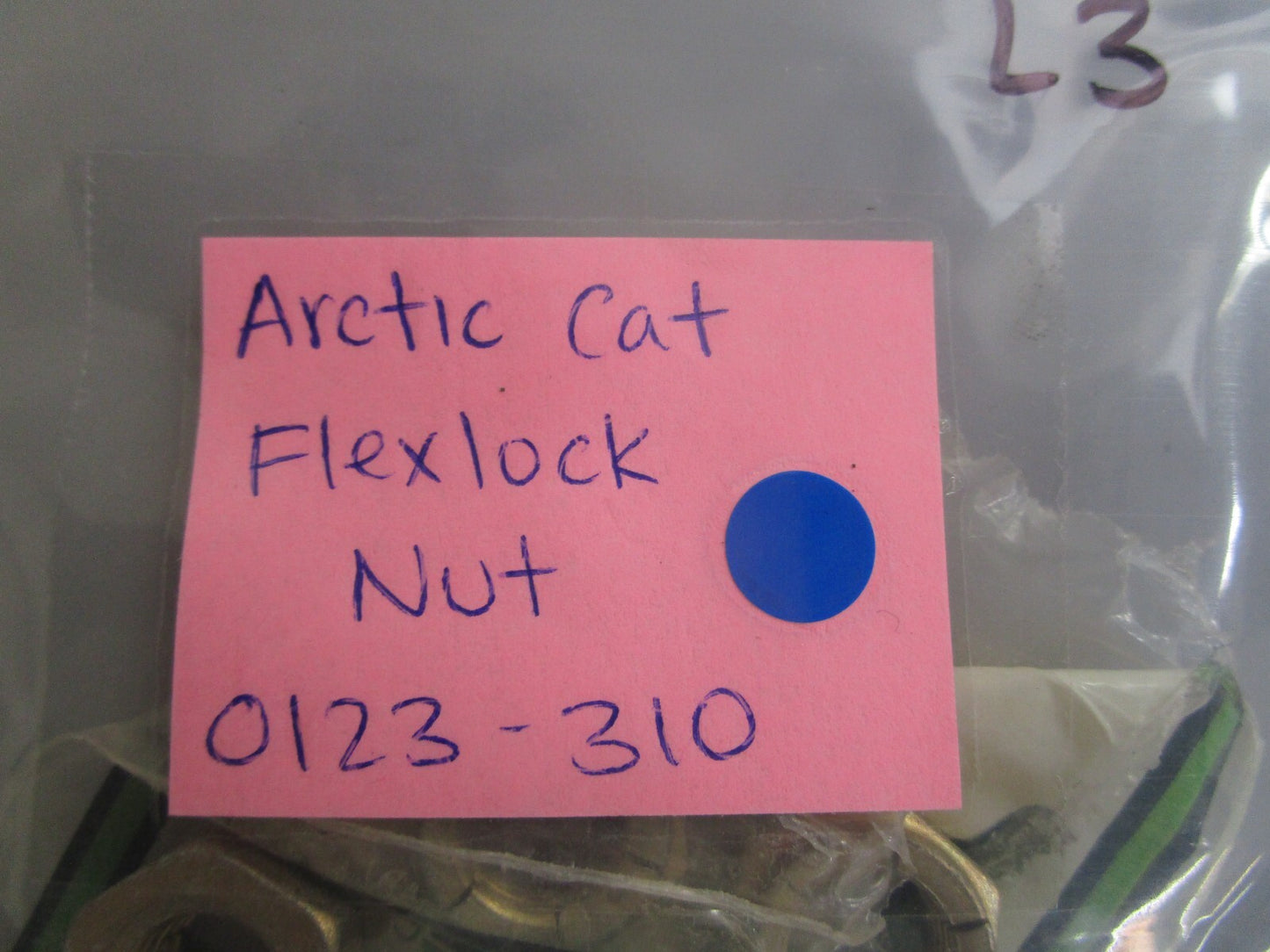 *NEW OEM* (LOT OF 3) 0810 Arctic Cat Flexlock Nut 0123-310