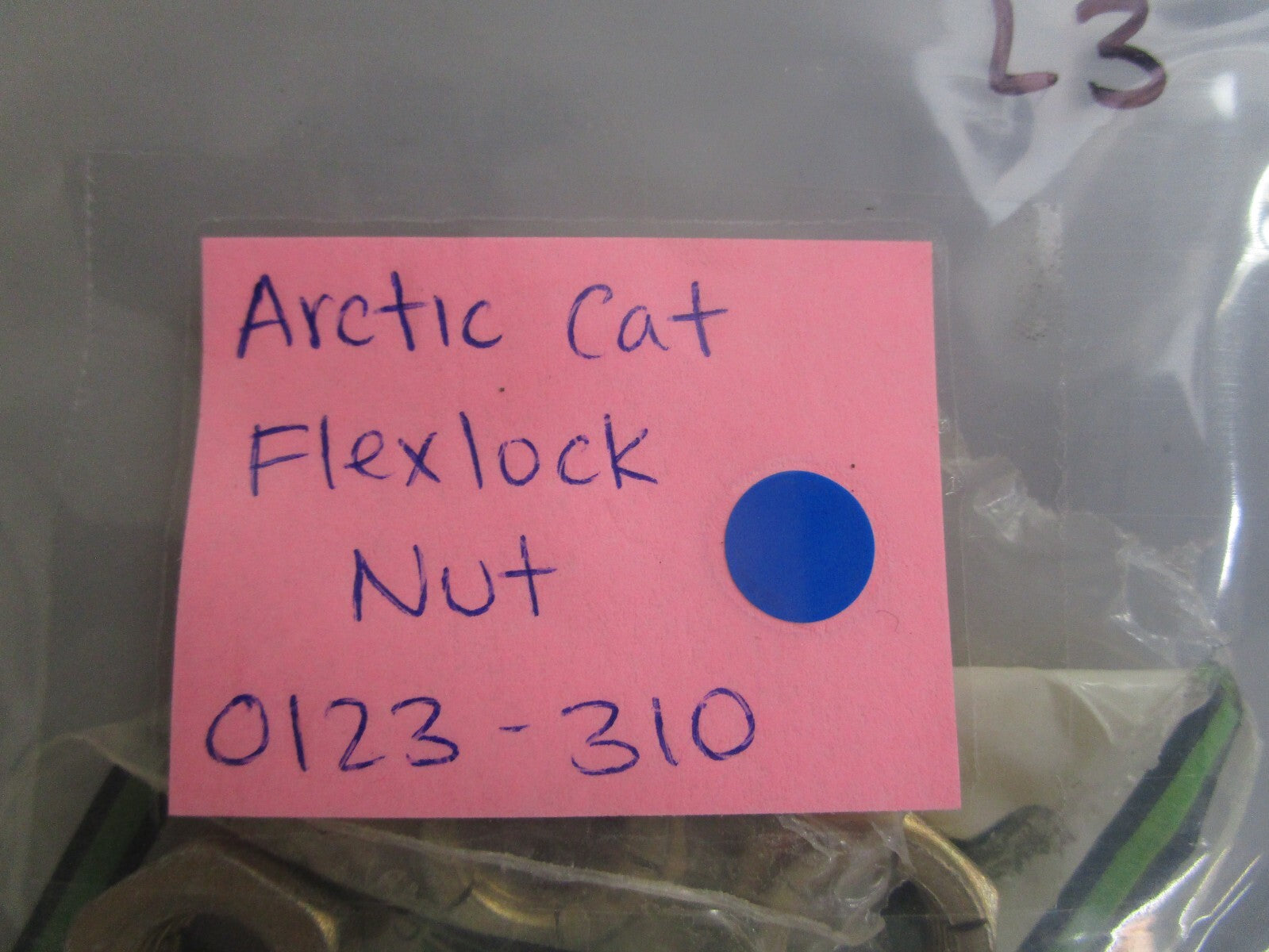 *NEW OEM* (LOT OF 3) 0810 Arctic Cat Flexlock Nut 0123-310