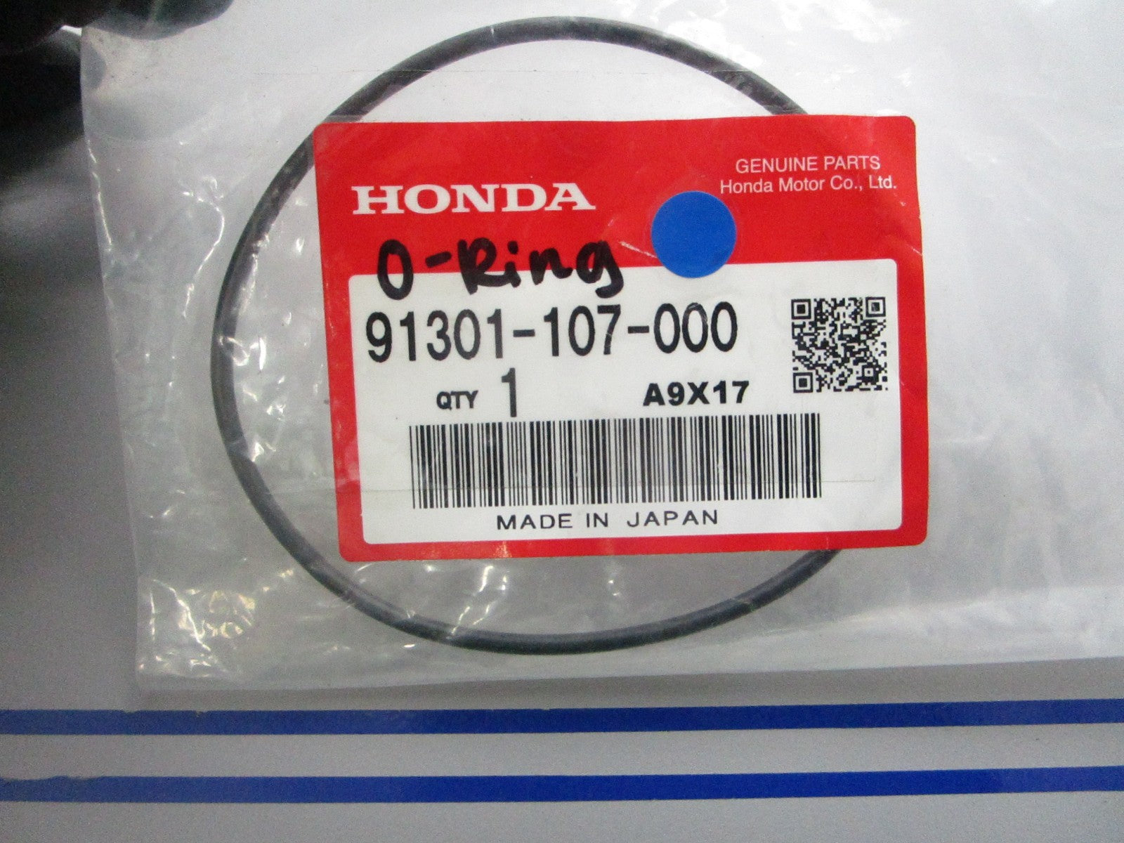 *NEW OEM* 0810 Honda O-Ring 91301-107-000