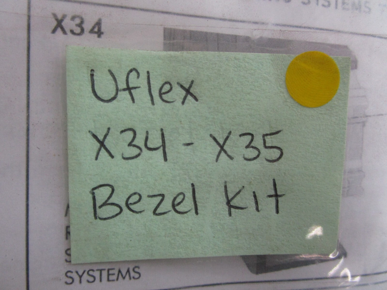 *NEW* 0810 Uflex Bezel Kit X34-X35