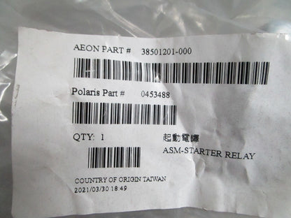 NEW OEM 0453488 Polaris Starter Relay Assy 0820