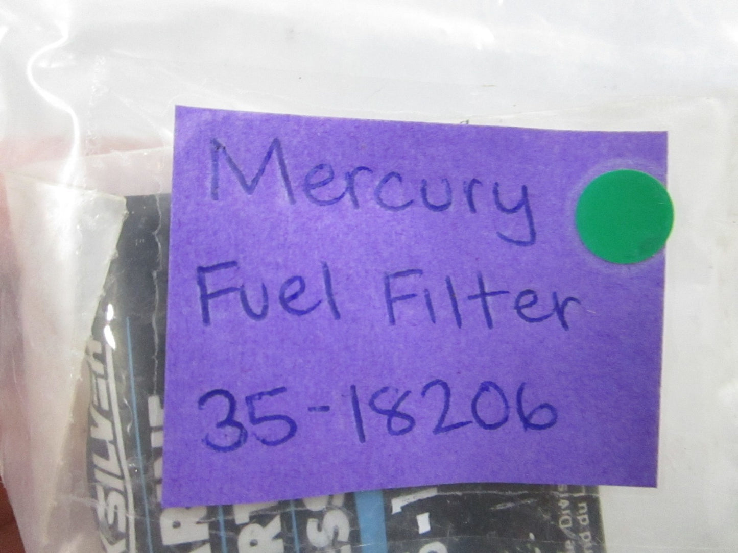 NEW OEM 35-18206 Mercury Quicksilver Fuel Filter 0810