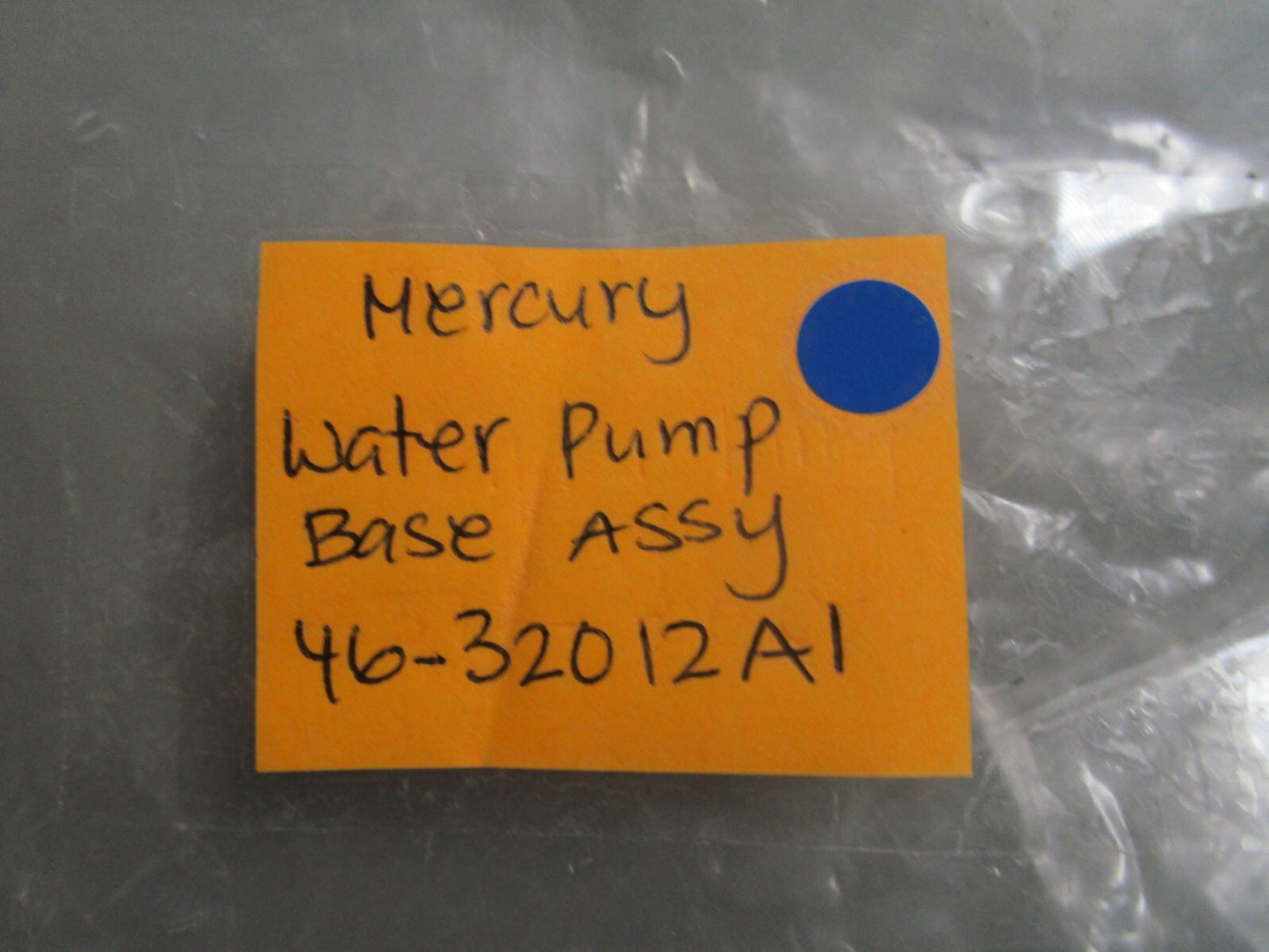 *NEW OEM* 0810 Mercury Quicksilver Water Pump Base Assembly 46-32012A1
