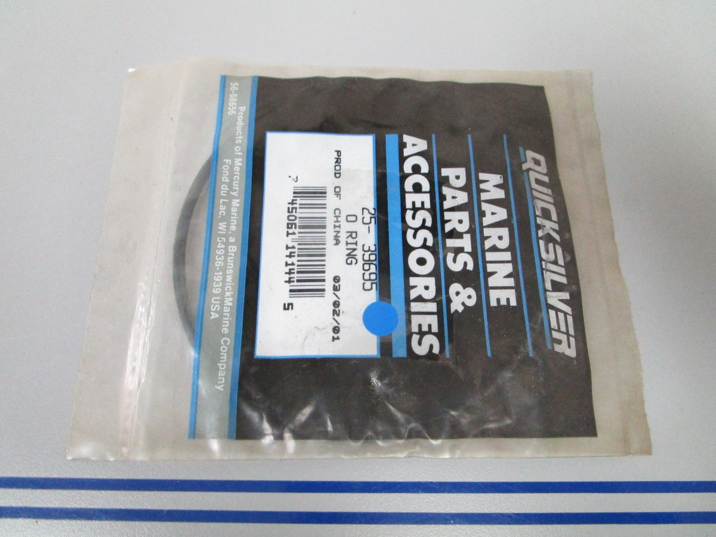 NEW OEM 25-39695 Mercury Quicksilver O-Ring 0810