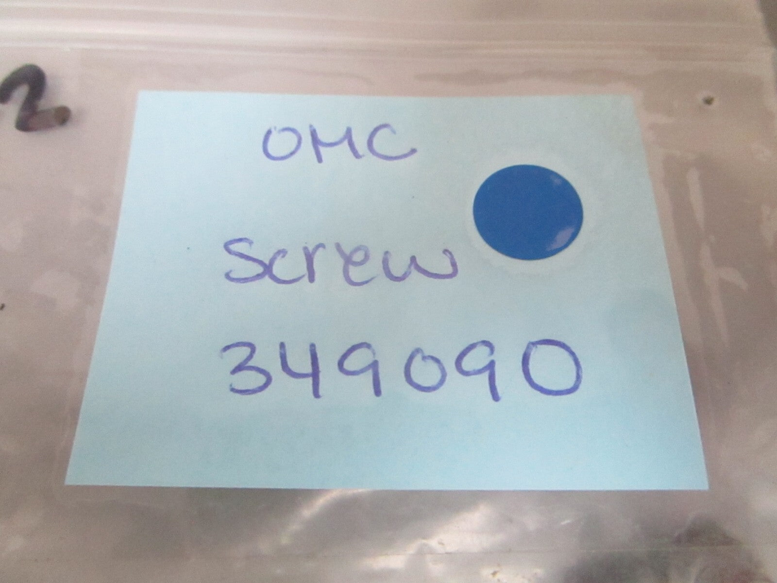 *NEW OEM* (LOT OF 2) 0810 OMC Johnson Evinrude Screw 349090 0349090
