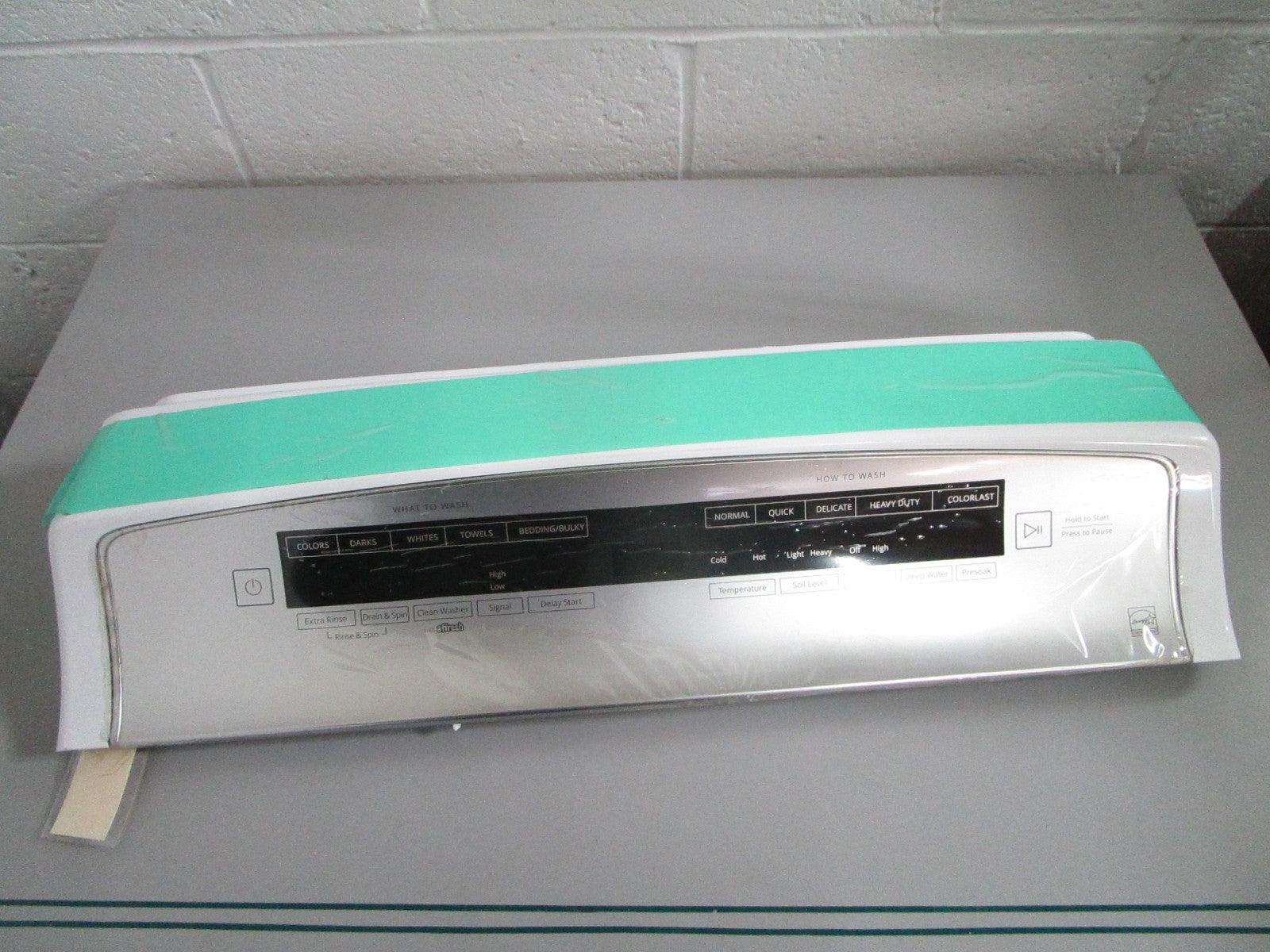 Whirlpool NEW OEM Washer Control Panel Console W11130237 NOS White Part 0820