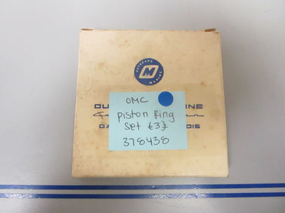 *NEW OEM* 0810 OMC Johnson Evinrude 3 Piston Ring Set 378438 0378438