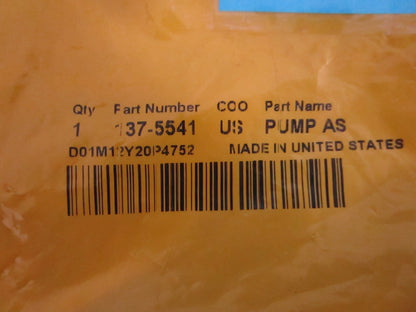 Caterpillar CAT 137-5541 Fuel Priming Pump Assy 3116 C7 C9 C15 NEW OEM 0820