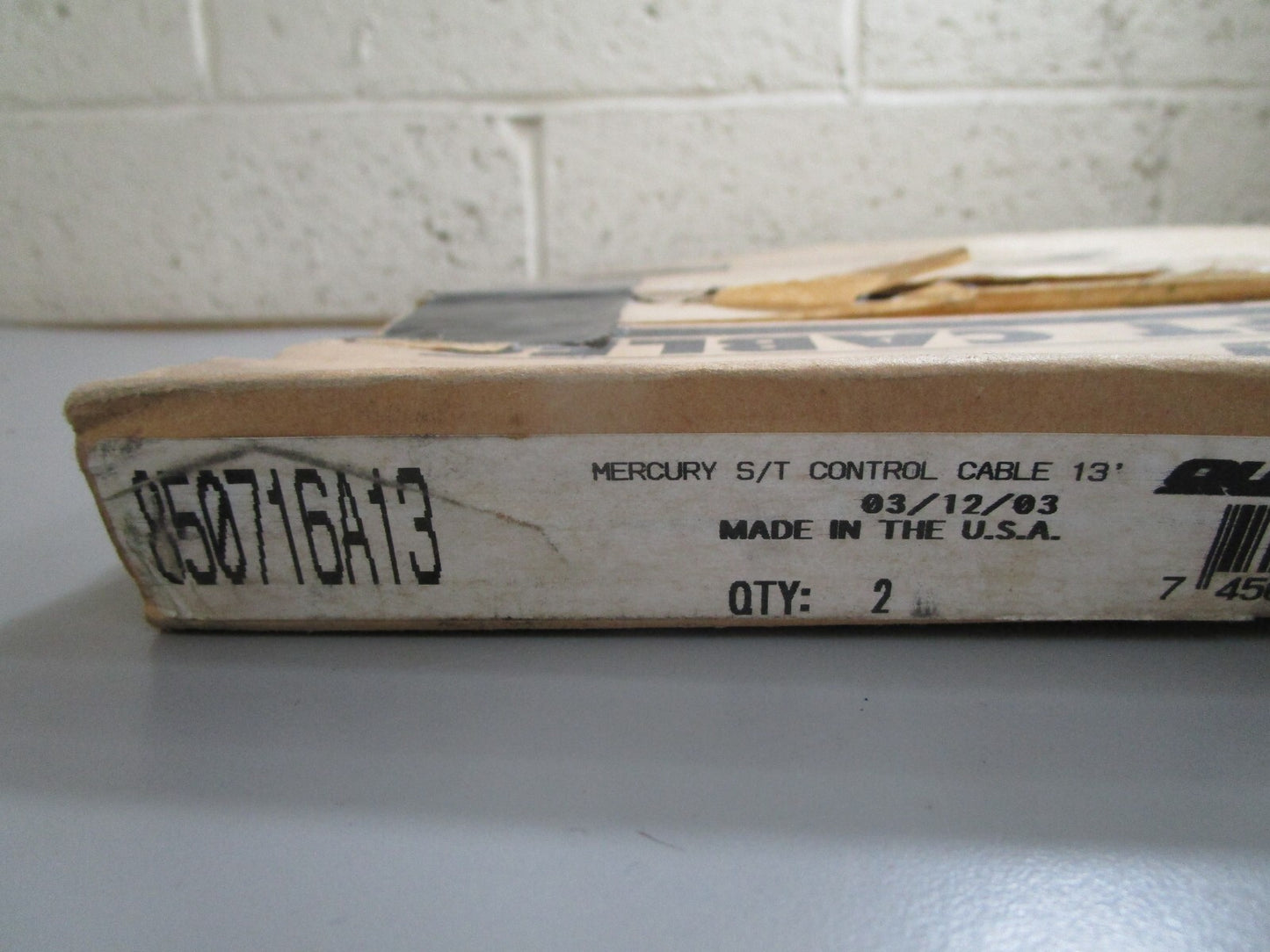 *NEW OEM* 0820 Mercury Quicksilver 13' Throttle & Shift Cables 850716A13