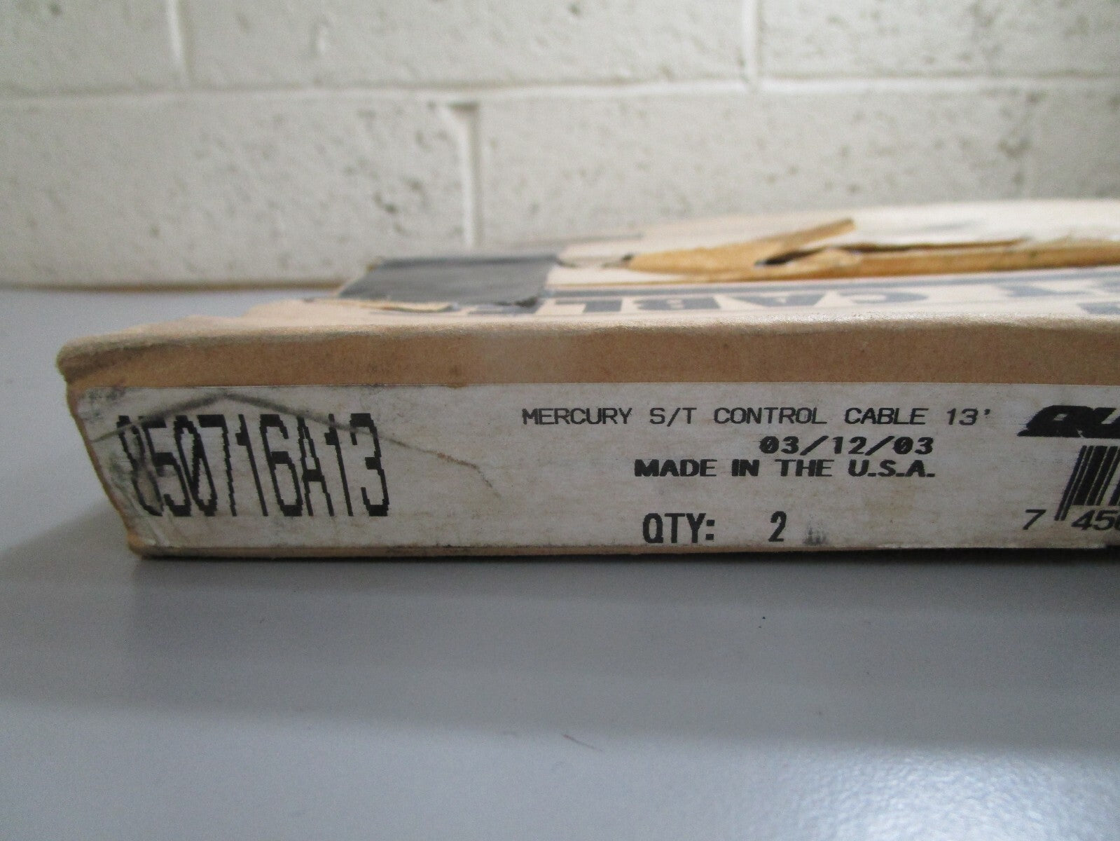 *NEW OEM* 0820 Mercury Quicksilver 13' Throttle & Shift Cables 850716A13