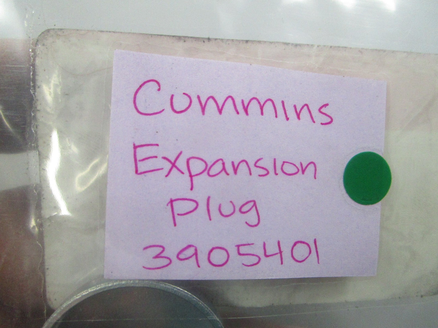 NEW OEM 3905401 Cummins Expansion Plug 0810