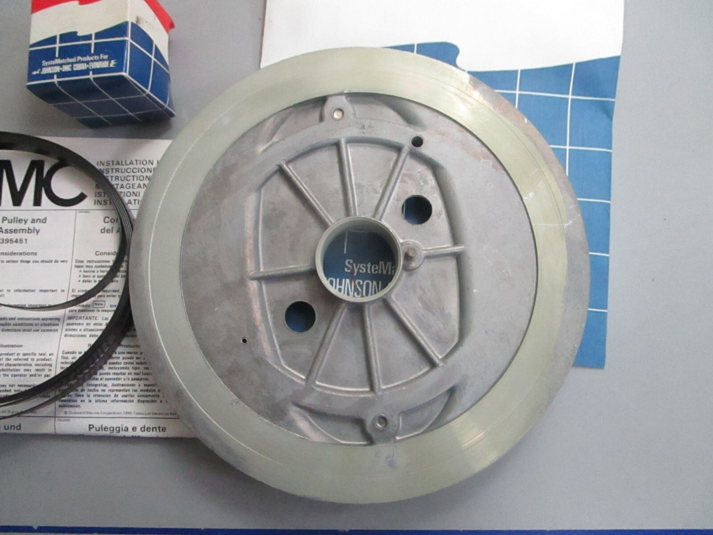 *NEW OEM* 0820 OMC Johnson Evinrude Starter Pulley & Pawl Kit 395451 0395451