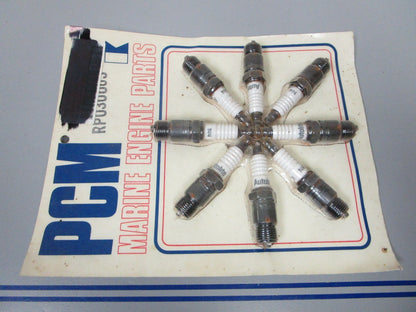 NEW OEM RP030003 Pleasure Craft Marine PCM Autolite #144 Spark Plug Set 0720