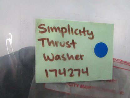 *NEW OEM* 0810 Simplicity Thrust Washer 174274