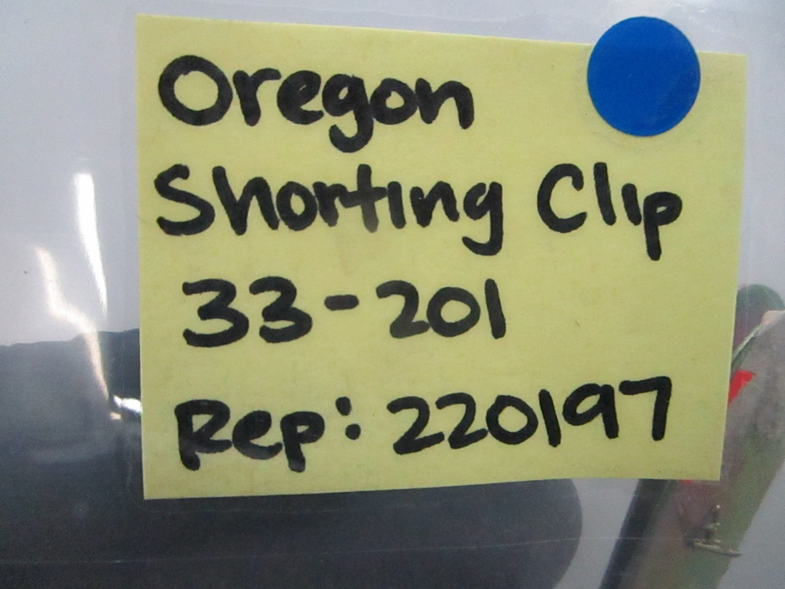 *NEW* (LOT OF 2) 0810 Oregon Shorting Clip 33-201 Replaces; 220197