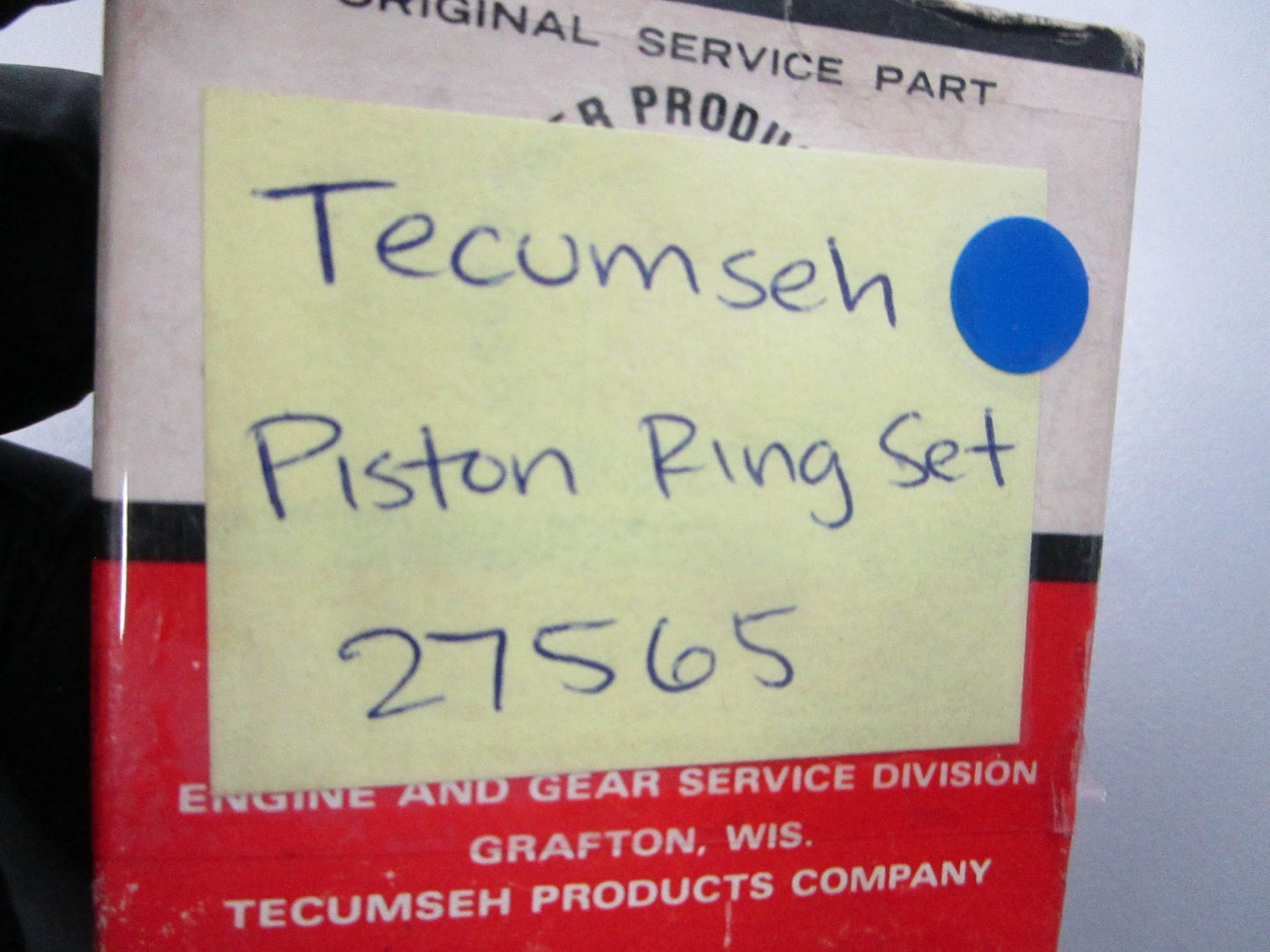 NEW OEM 27565 Tecumseh Piston Ring Set 0810