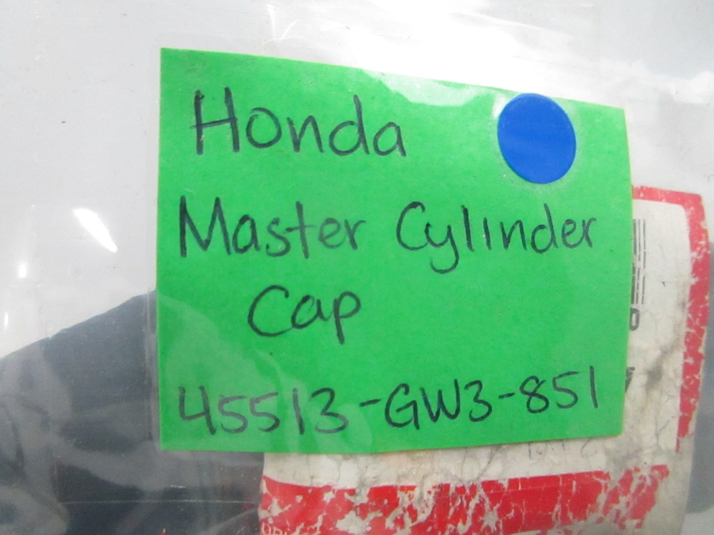 *NEW OEM* 0810 Honda Master Cylinder Cap 45513-GW3-851
