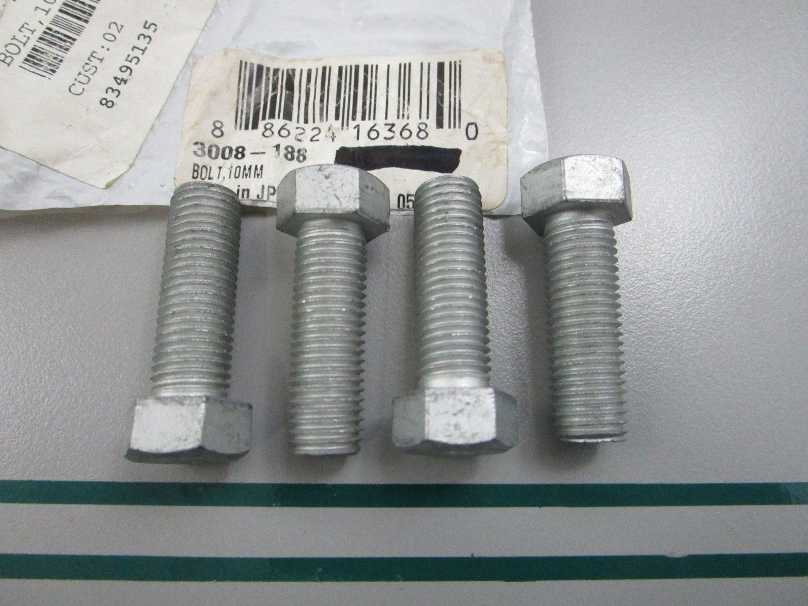 NEW OEM (LOT OF 4) 3008-188 Arctic Cat Bolt 0810