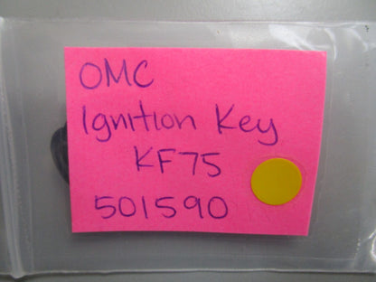 *NEW OEM* 0810 OMC Johnson Evinrude Ignition Key KF75 501590 0501590