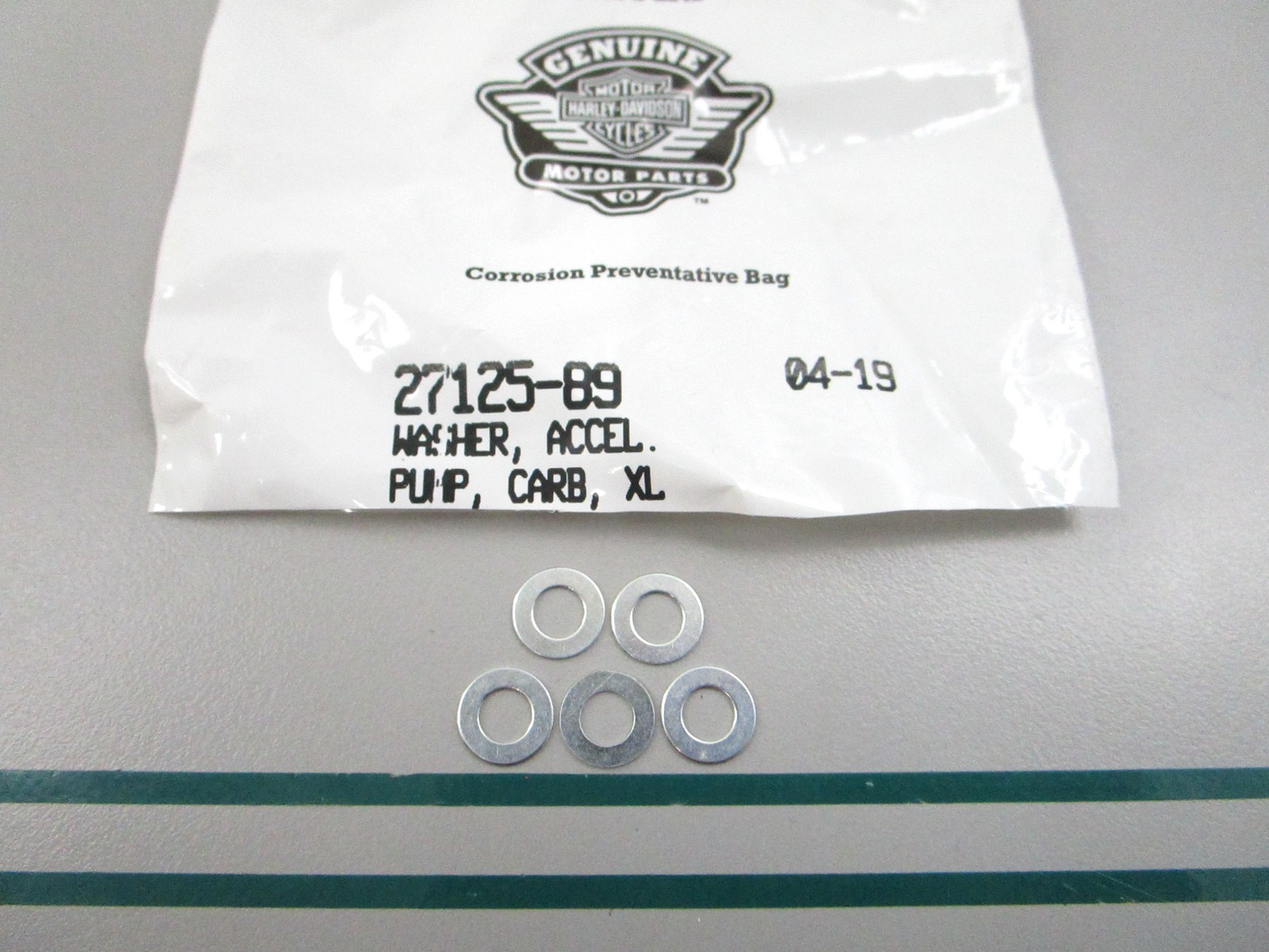 NEW OEM (LOT OF 5) 27125-89 Harley Davidson Washer 0810