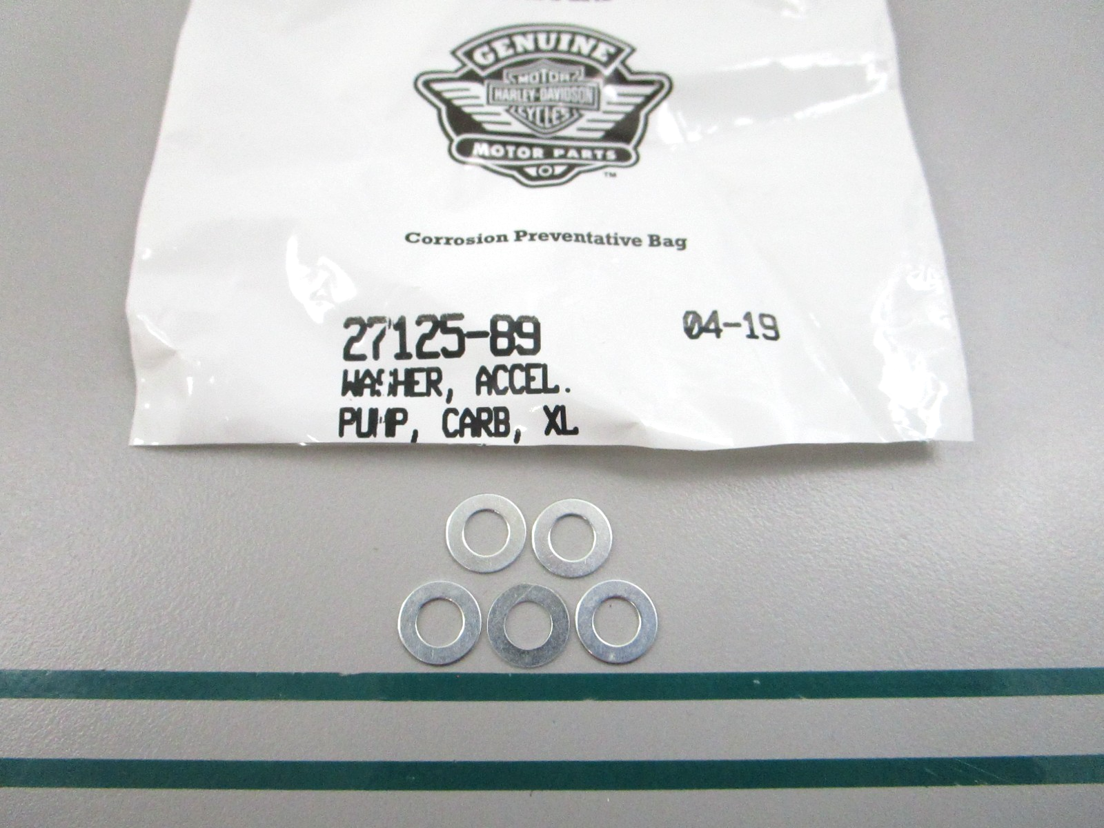 NEW OEM (LOT OF 5) 27125-89 Harley Davidson Washer 0810