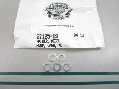 NEW OEM (LOT OF 5) 27125-89 Harley Davidson Washer 0810