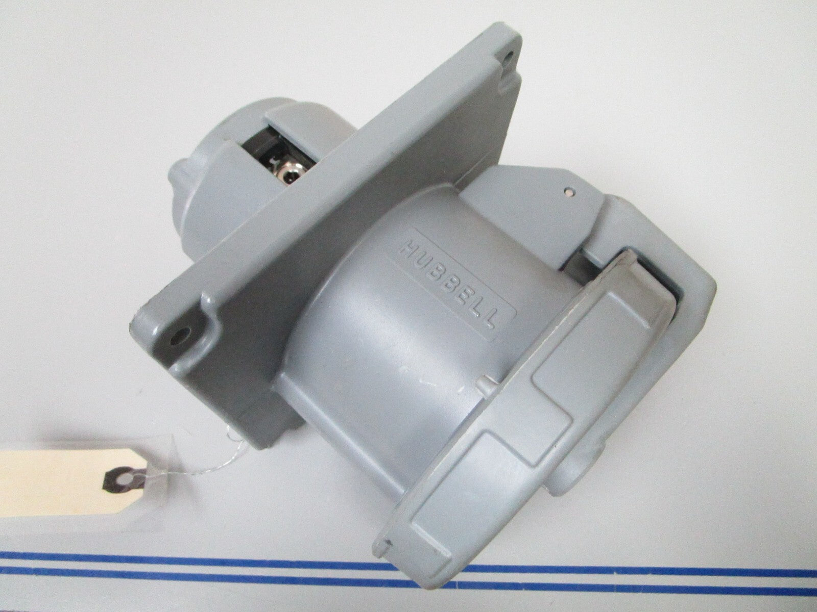 *NEW* 0720 Hubbell 125/250 VAC 100amp 4 Pin Inlet Receptacle M4100B12R