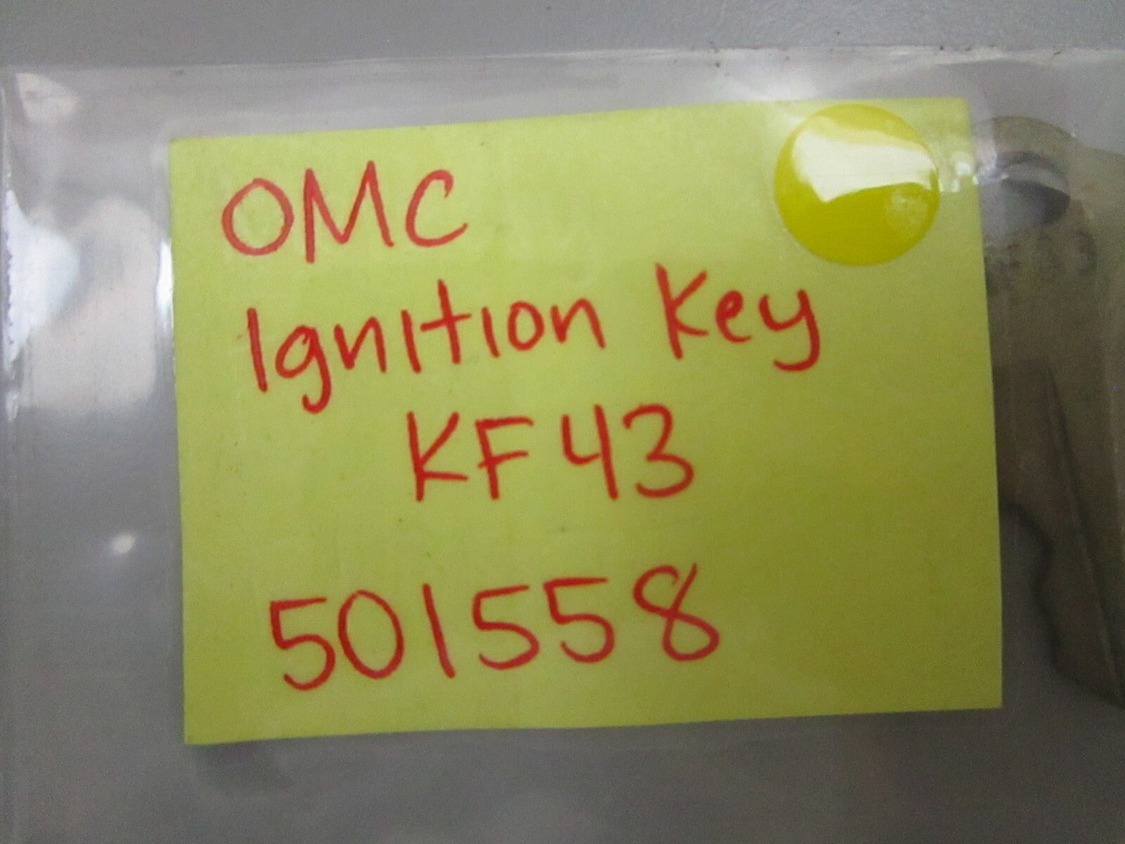 *NEW OEM* 0810 OMC Johnson Evinrude Ignition Key KF43 501558 0501558