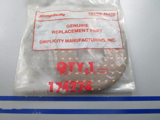 *NEW OEM* 0810 Simplicity Thrust Washer 174274