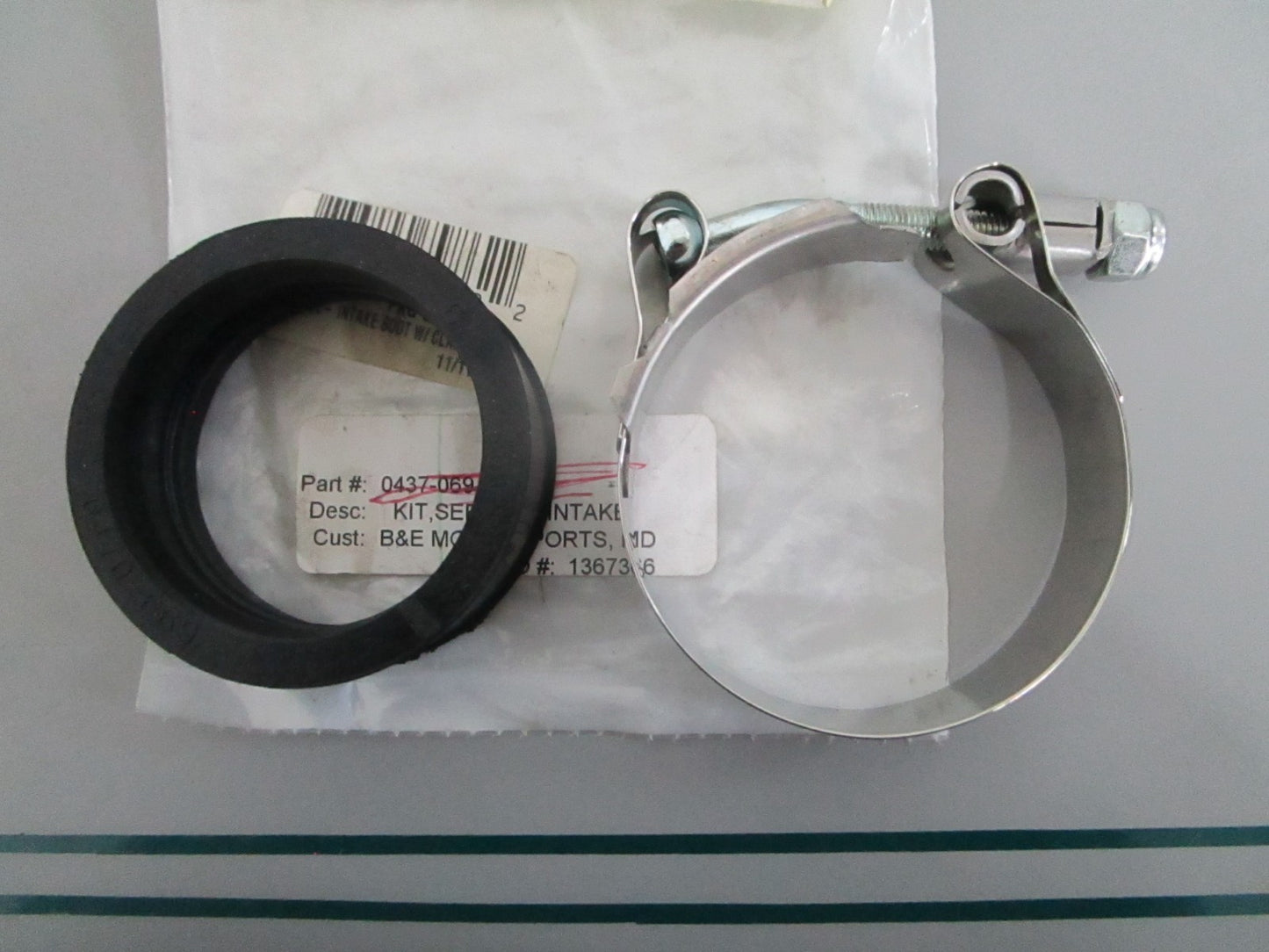 NEW OEM 0437-069 Arctic Cat Boot Clamp Kit 0820